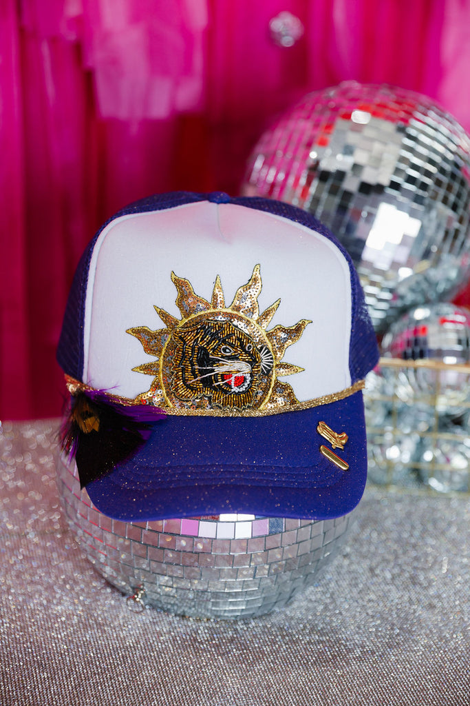 TIGER SUN TRUCKER HAT LIMITED EDITION Judith March   