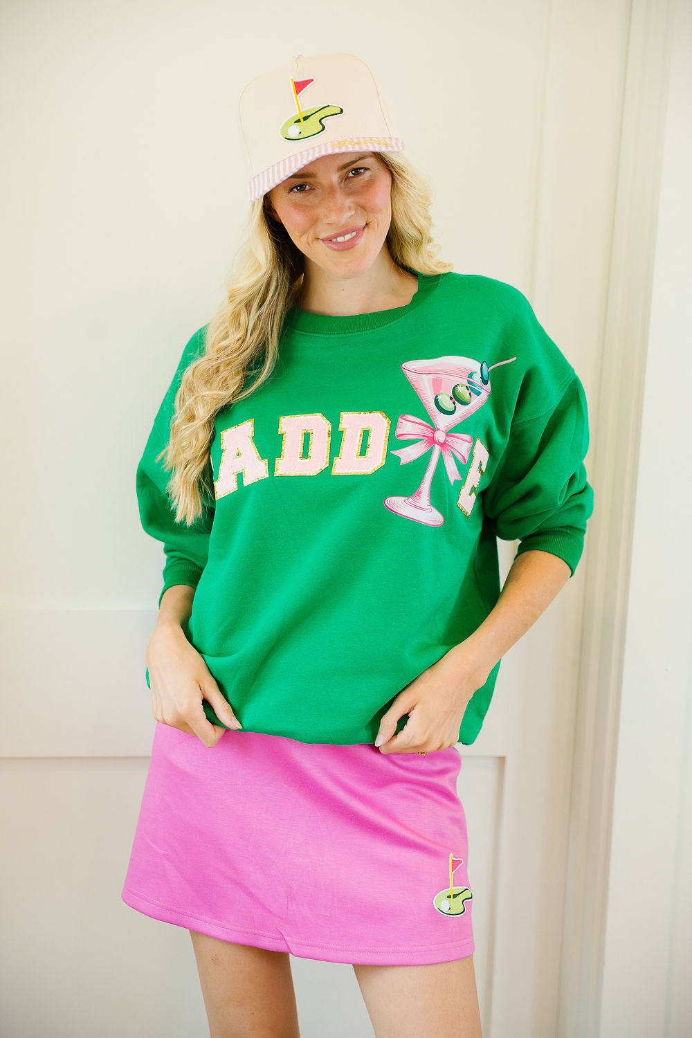 CADDIE MARTINI GREEN PULLOVER PULLOVER Judith March