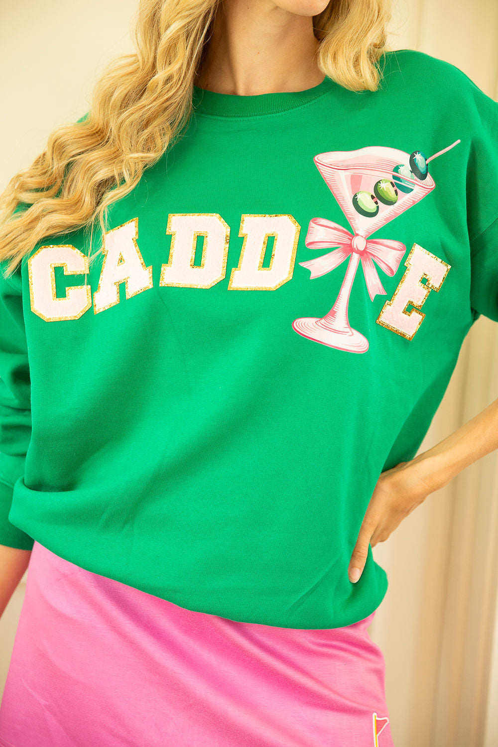 CADDIE MARTINI GREEN PULLOVER PULLOVER Judith March