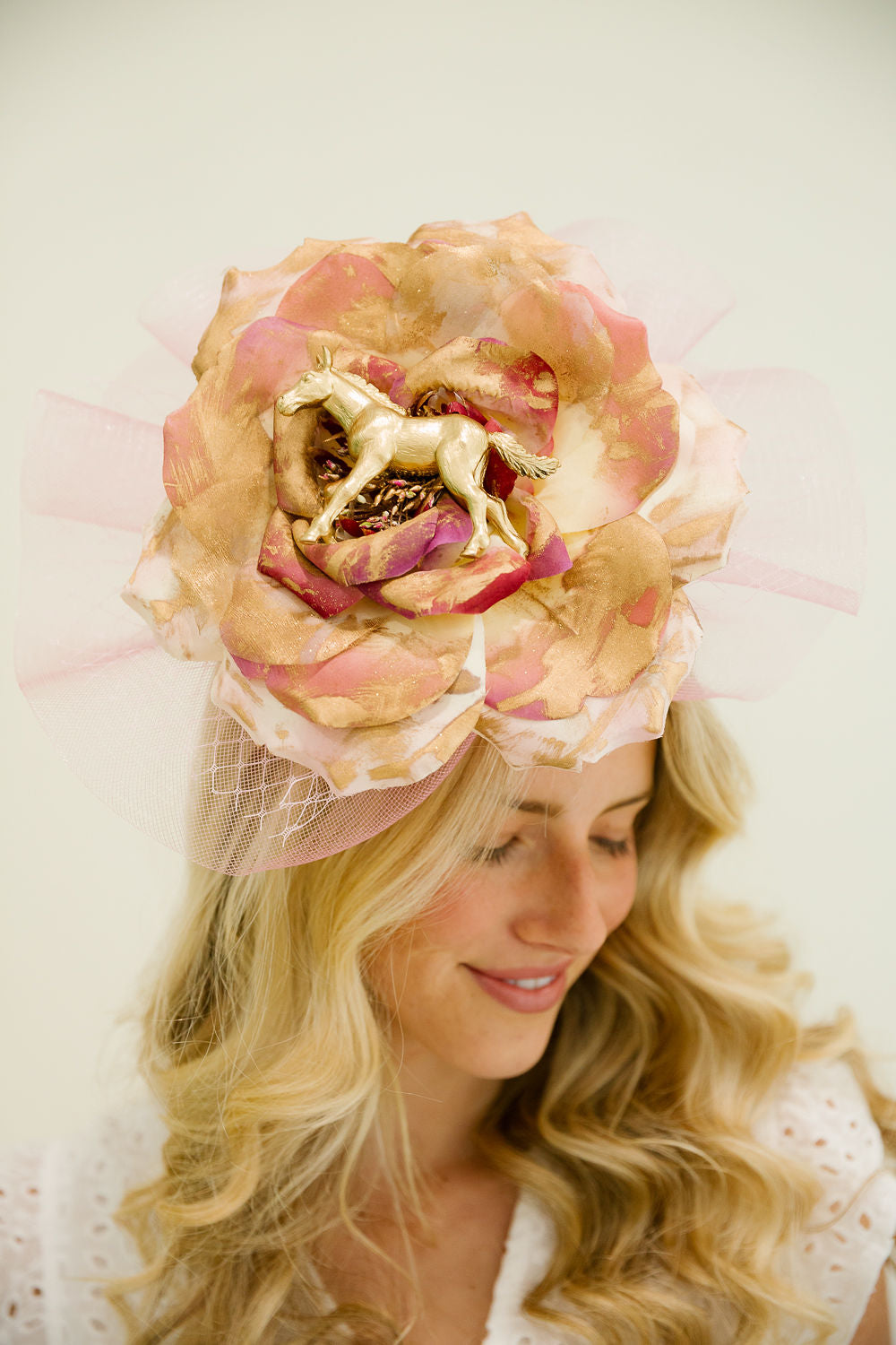 REGAL PETAL FASCINATOR FASCINATOR Judith March