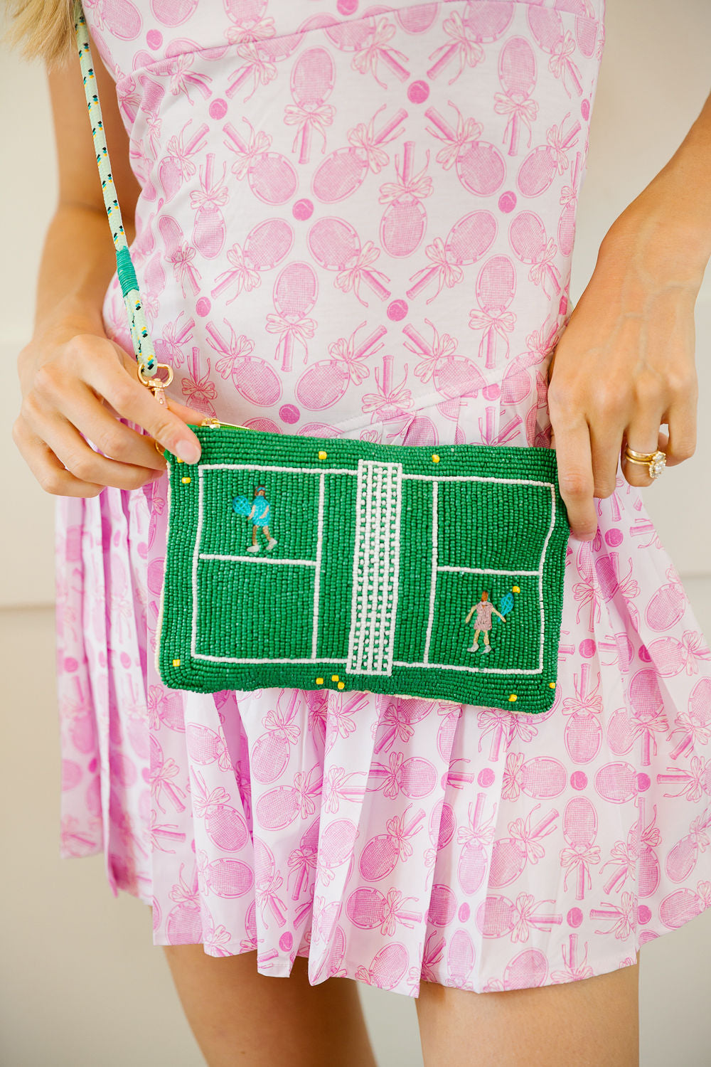 MATCH POINT BEADED PURSE PURSE Judith March