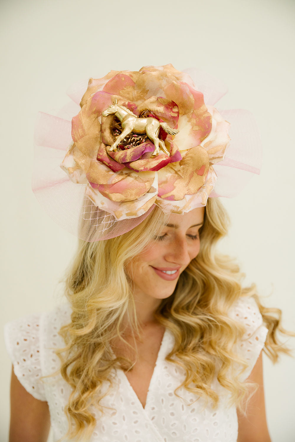 REGAL PETAL FASCINATOR FASCINATOR Judith March