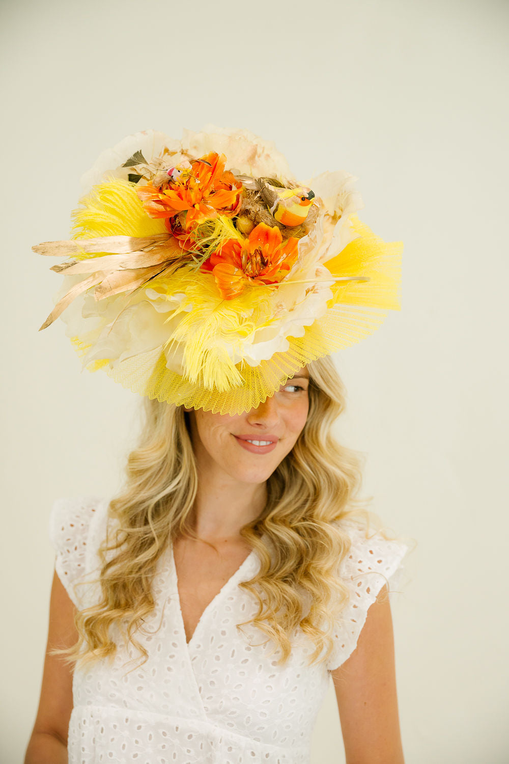 BIRDSONG BLOOM FASCINATOR FASCINATOR Judith March