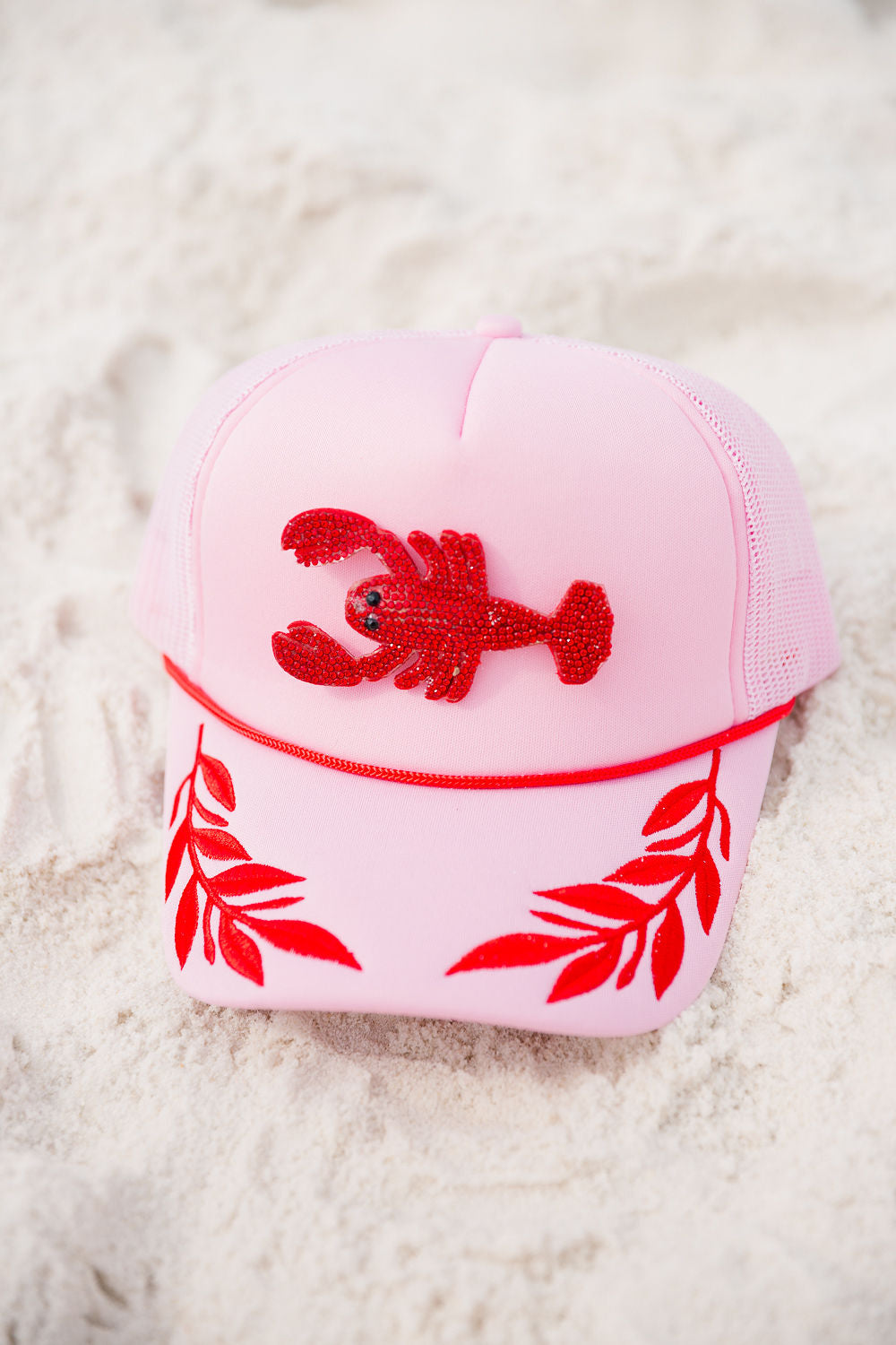 COASTAL CLAW PINK TRUCKER HAT TRUCKER HAT Judith March