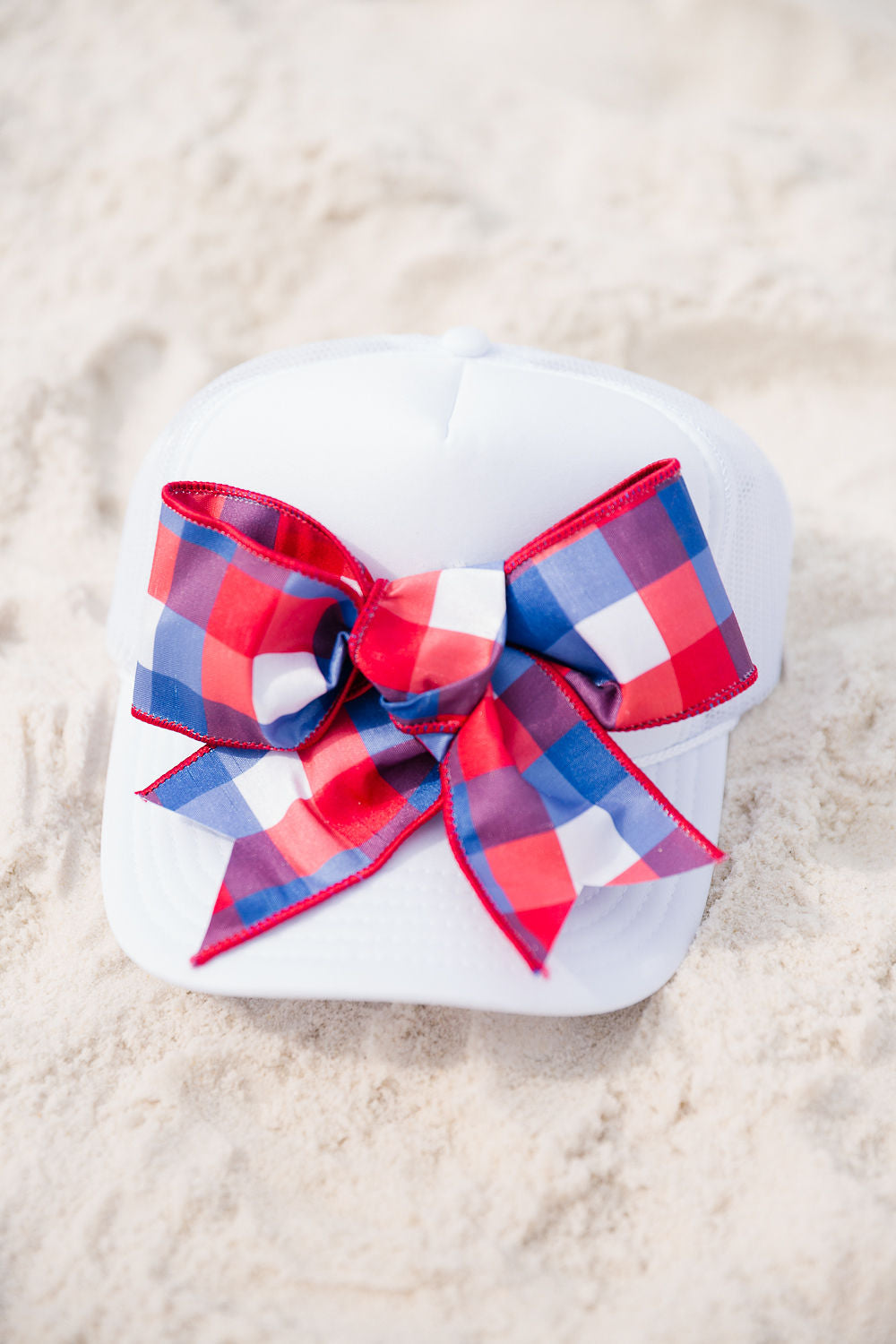 AMERICAN BOW WHITE TRUCKER HAT TRUCKER HAT Judith March