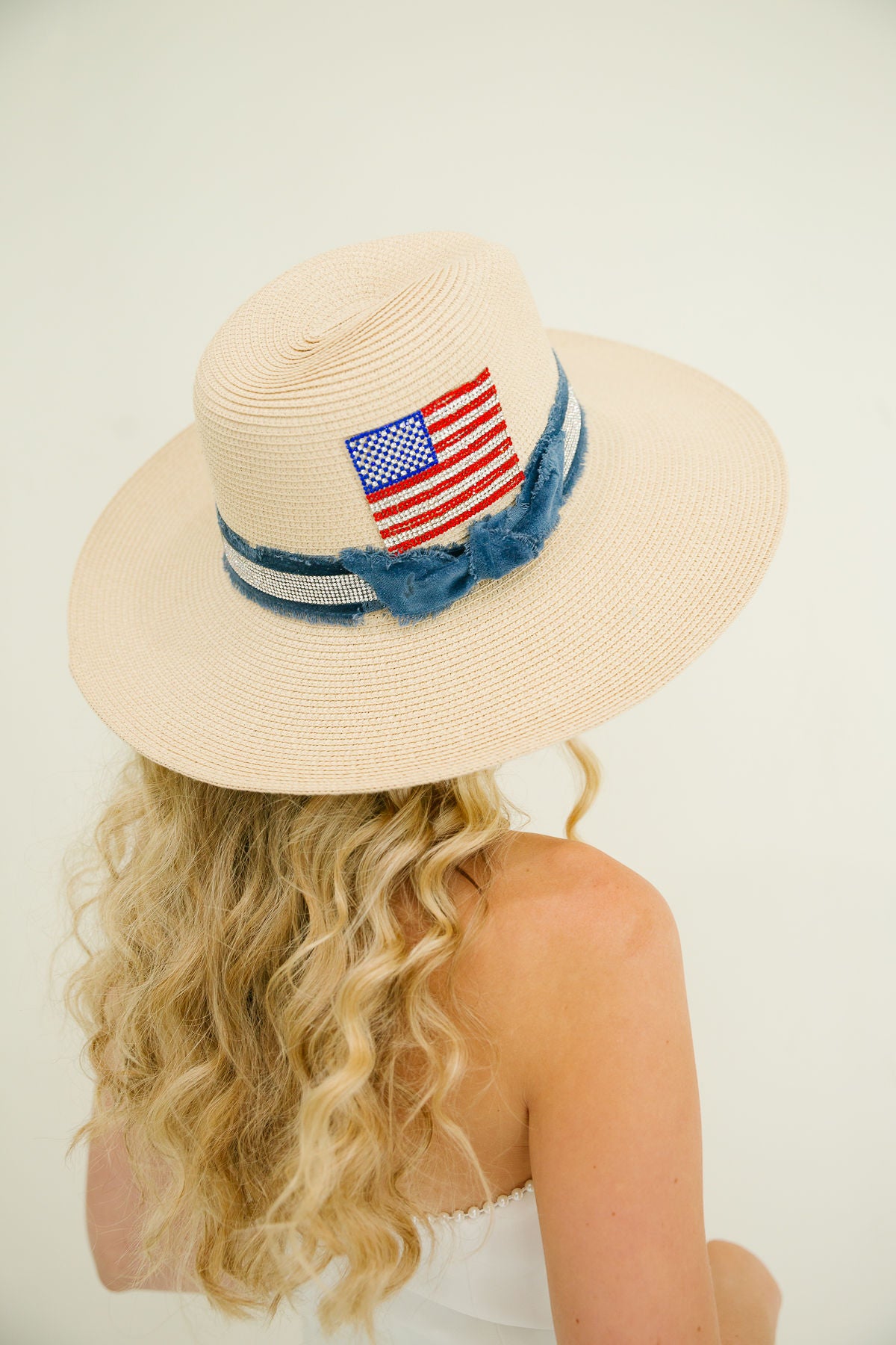 BEACHSIDE PATRIOT SUN HAT RANCHER HAT Judith March