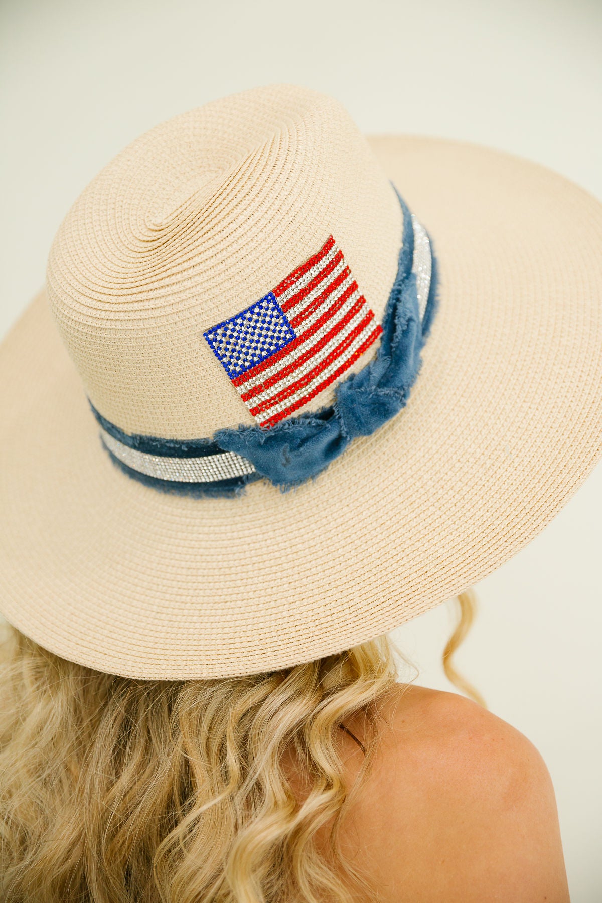 BEACHSIDE PATRIOT SUN HAT RANCHER HAT Judith March
