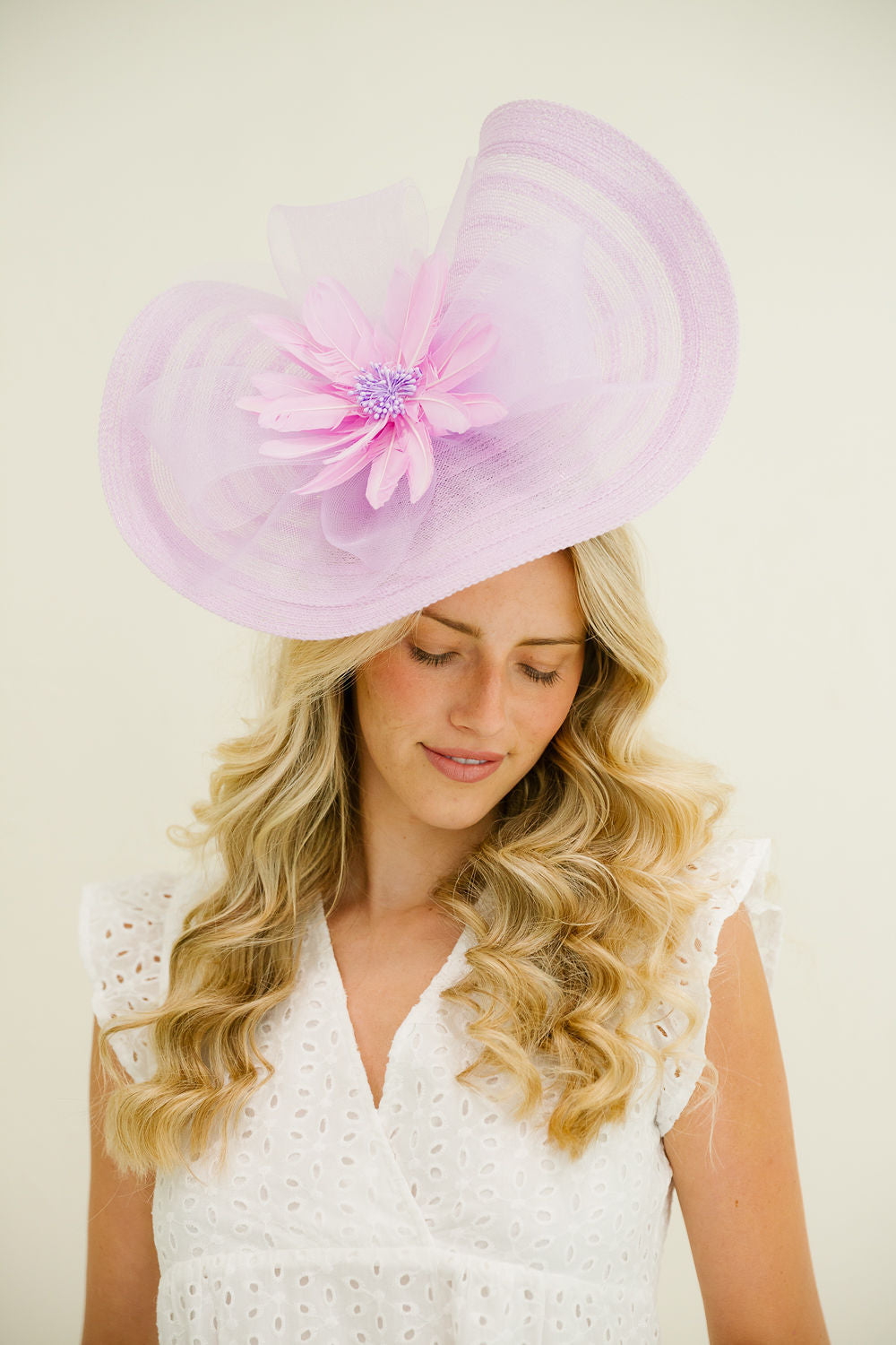 LILAC DAYDREAM FASCINATOR FASCINATOR Judith March