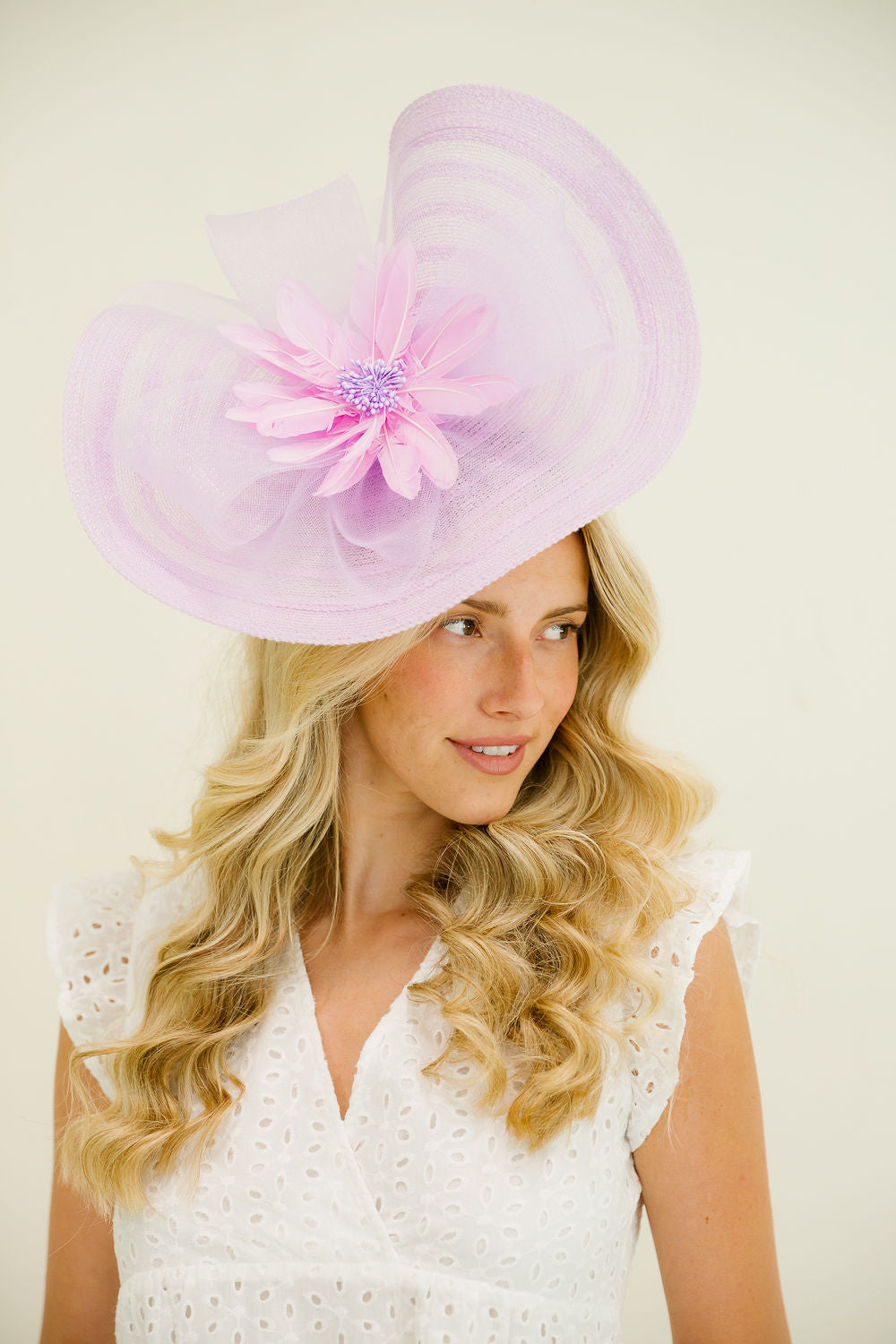 LILAC DAYDREAM FASCINATOR FASCINATOR Judith March