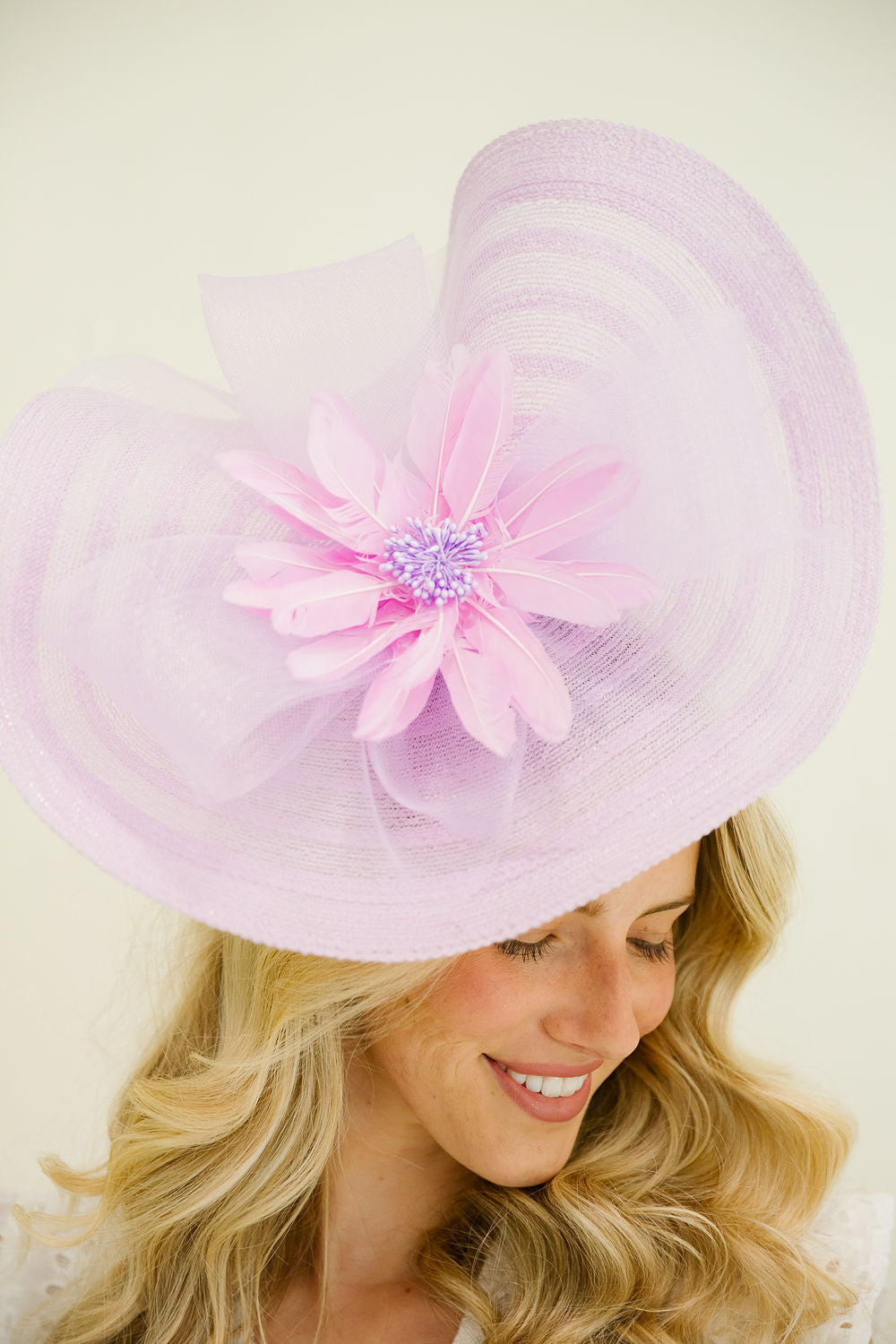LILAC DAYDREAM FASCINATOR FASCINATOR Judith March