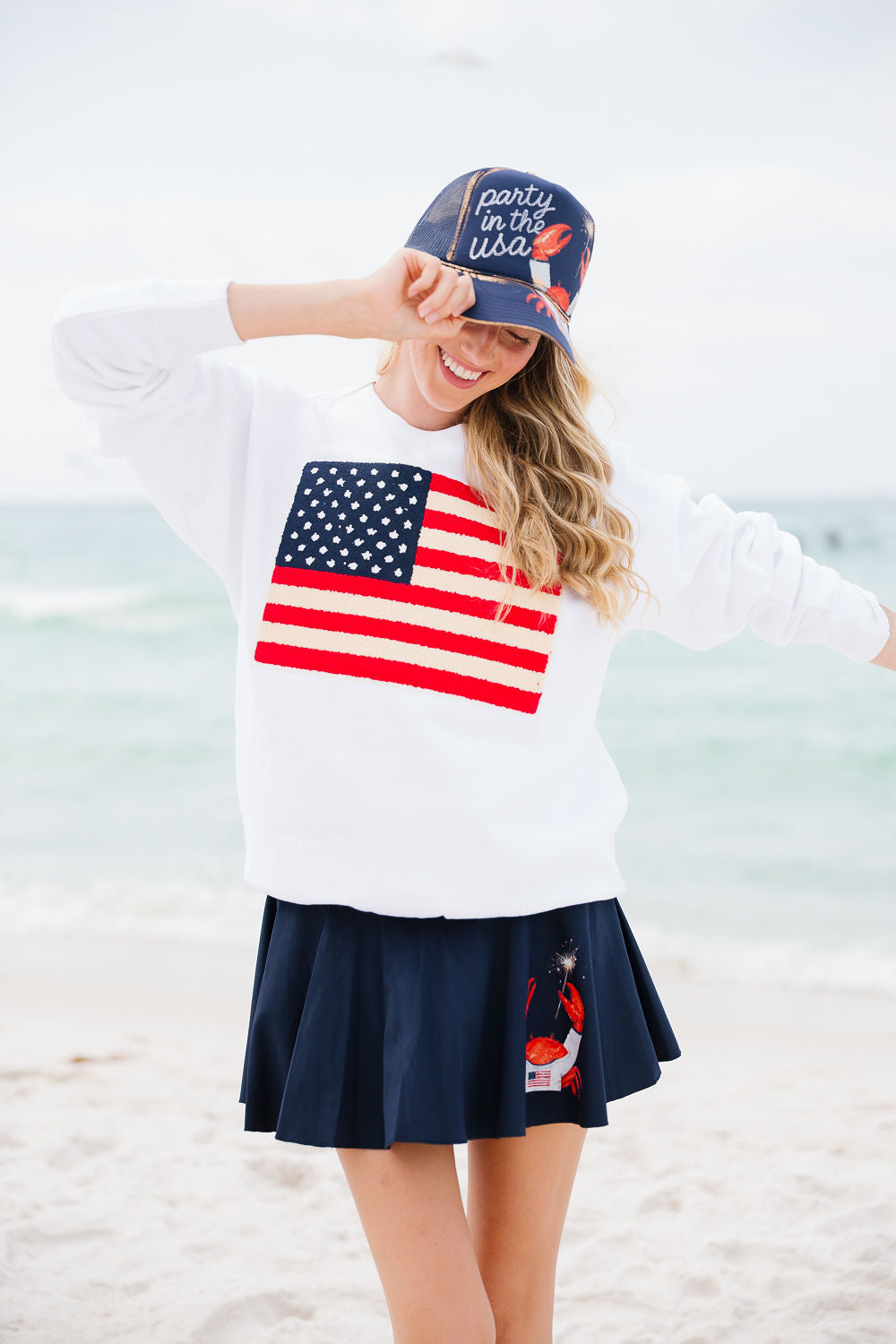 AMERICA’S FINEST WHITE PULLOVER pullover Judith March