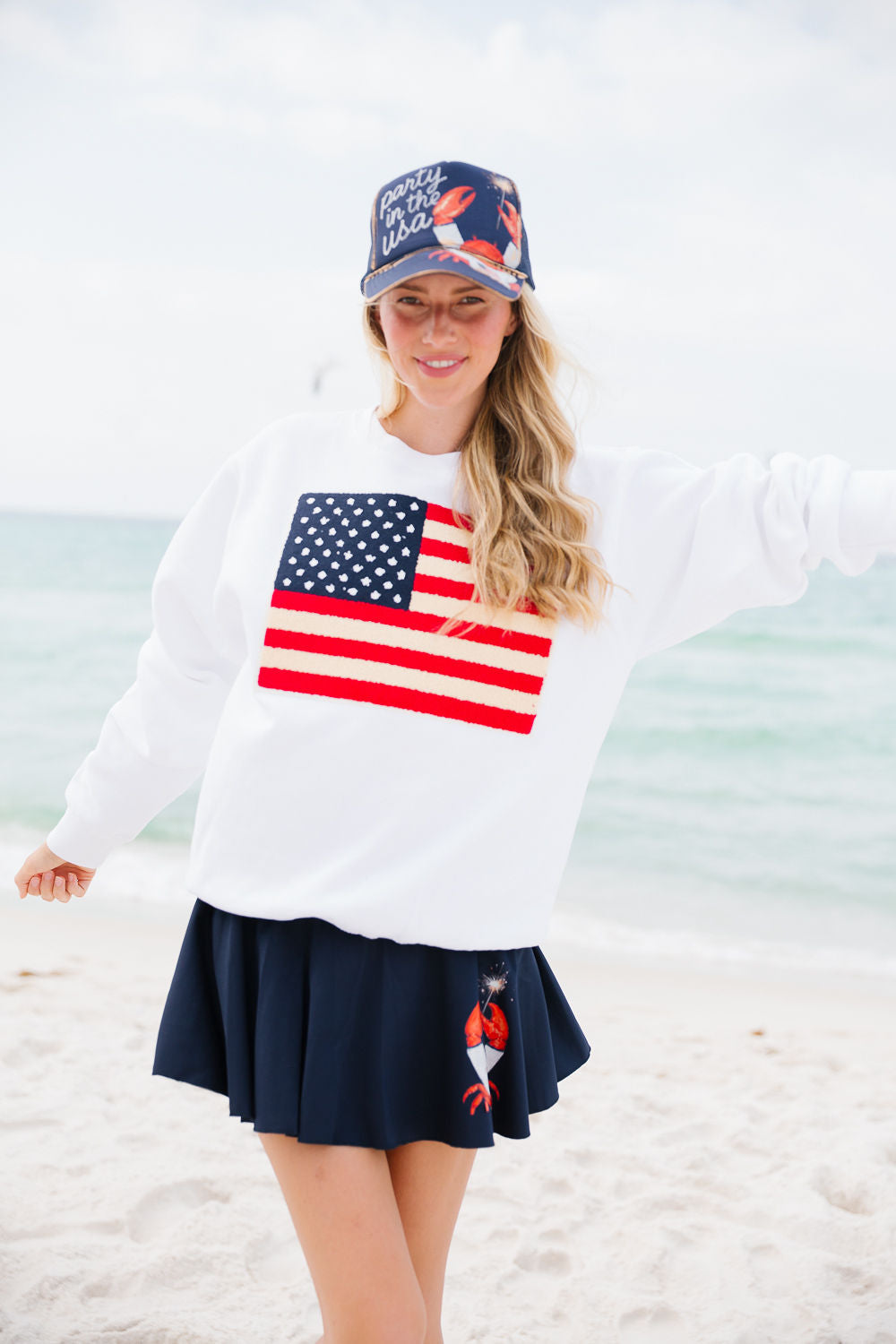 AMERICA’S FINEST WHITE PULLOVER pullover Judith March