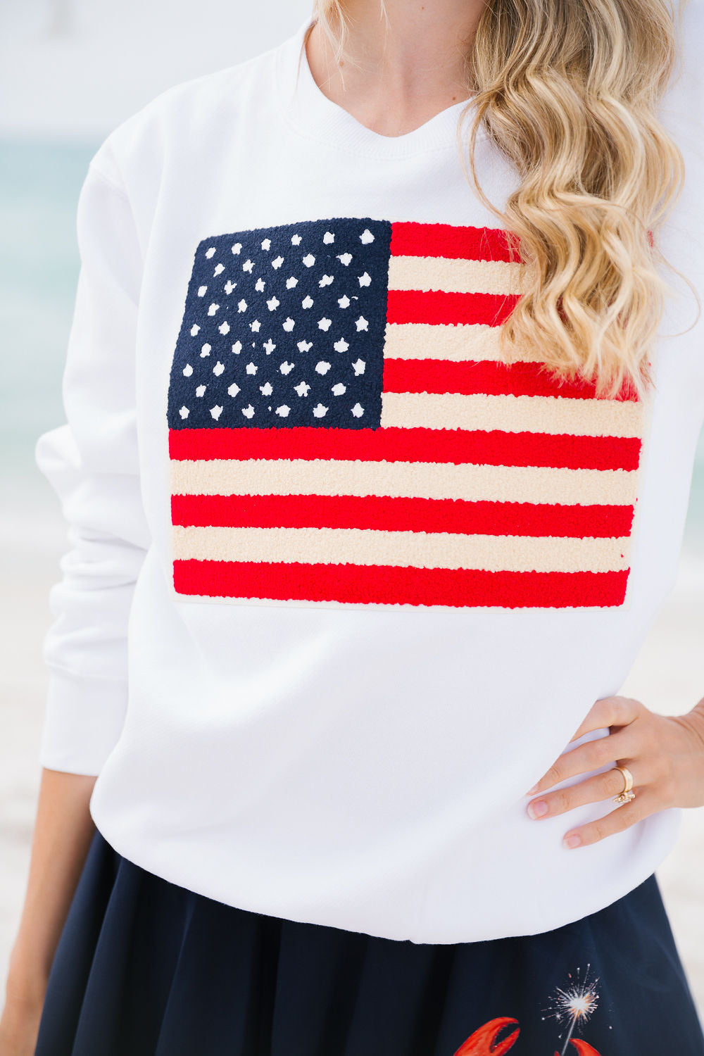 AMERICA’S FINEST WHITE PULLOVER pullover Judith March
