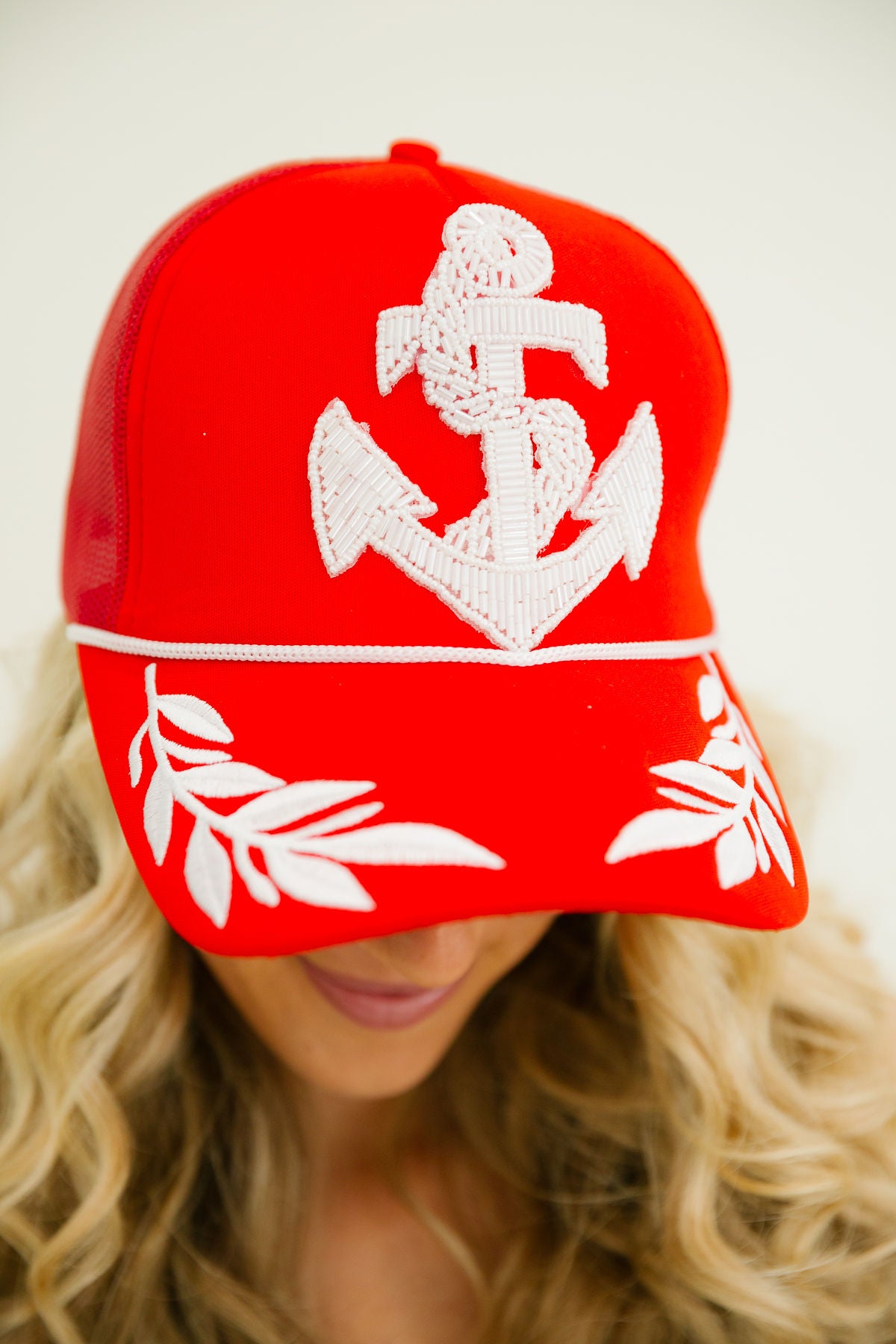SCARLET VOYAGE TRUCKER HAT TRUCKER HAT Judith March