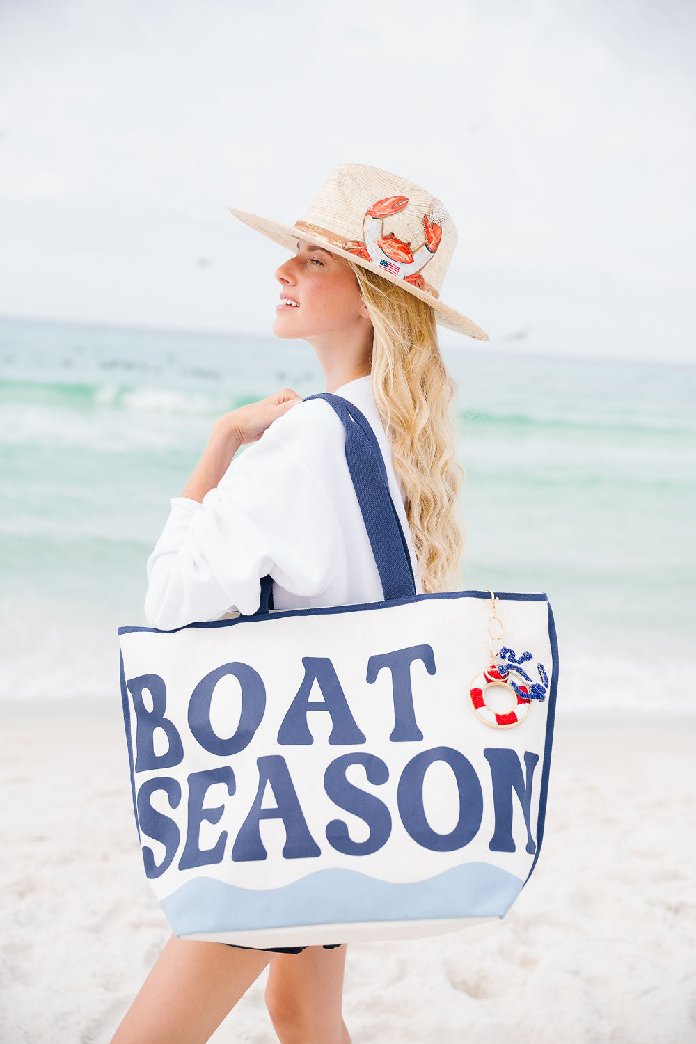 BOAT SEASON TOTE BAG PURSE Judith March