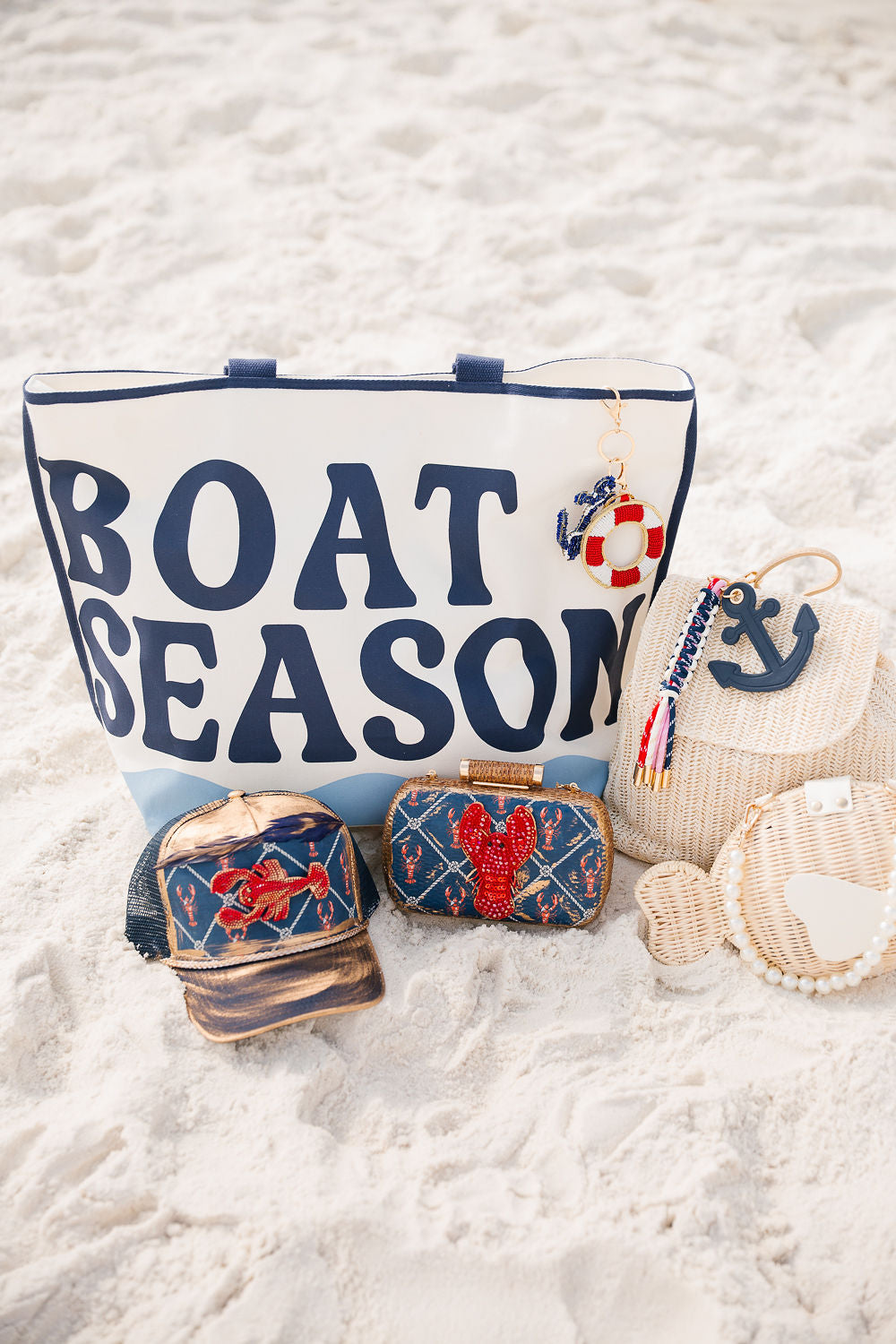 BOAT SEASON TOTE BAG PURSE Judith March