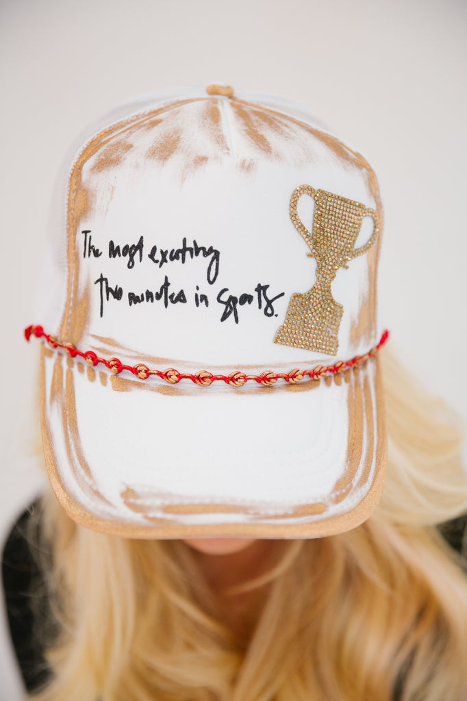 MOST EXCITING TWO MINUTES® TRUCKER HAT HAT Judith March