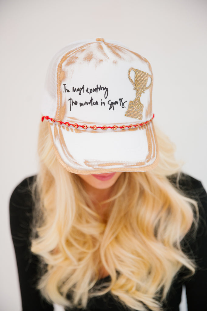 MOST EXCITING TWO MINUTES® TRUCKER HAT HAT Judith March