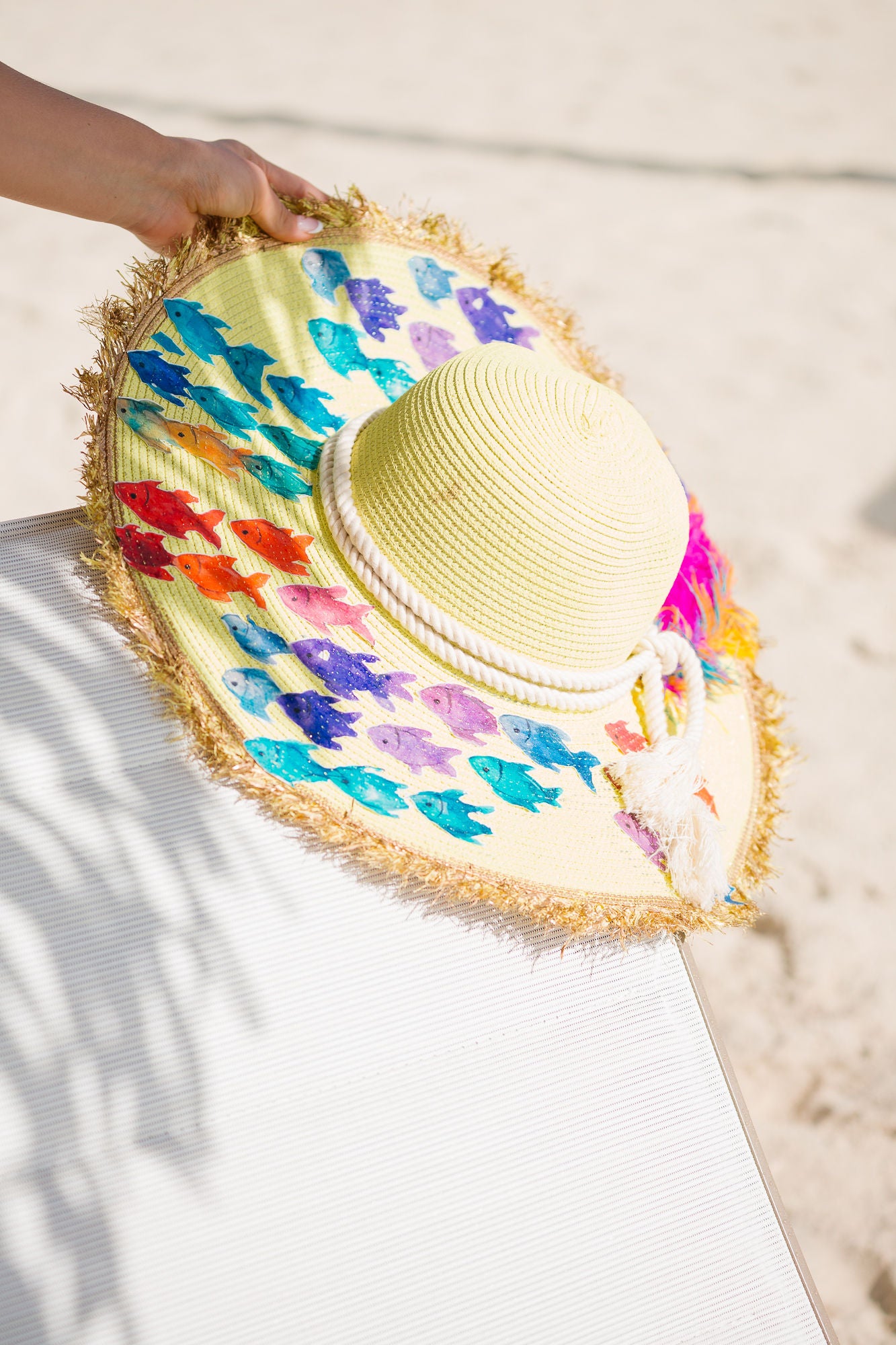 COASTAL CATCH SUN HAT Sun hat Judith March