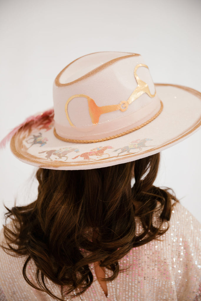 HORSE BIT FLORAL CREAM RANCHER HAT RANCHER HAT Judith March