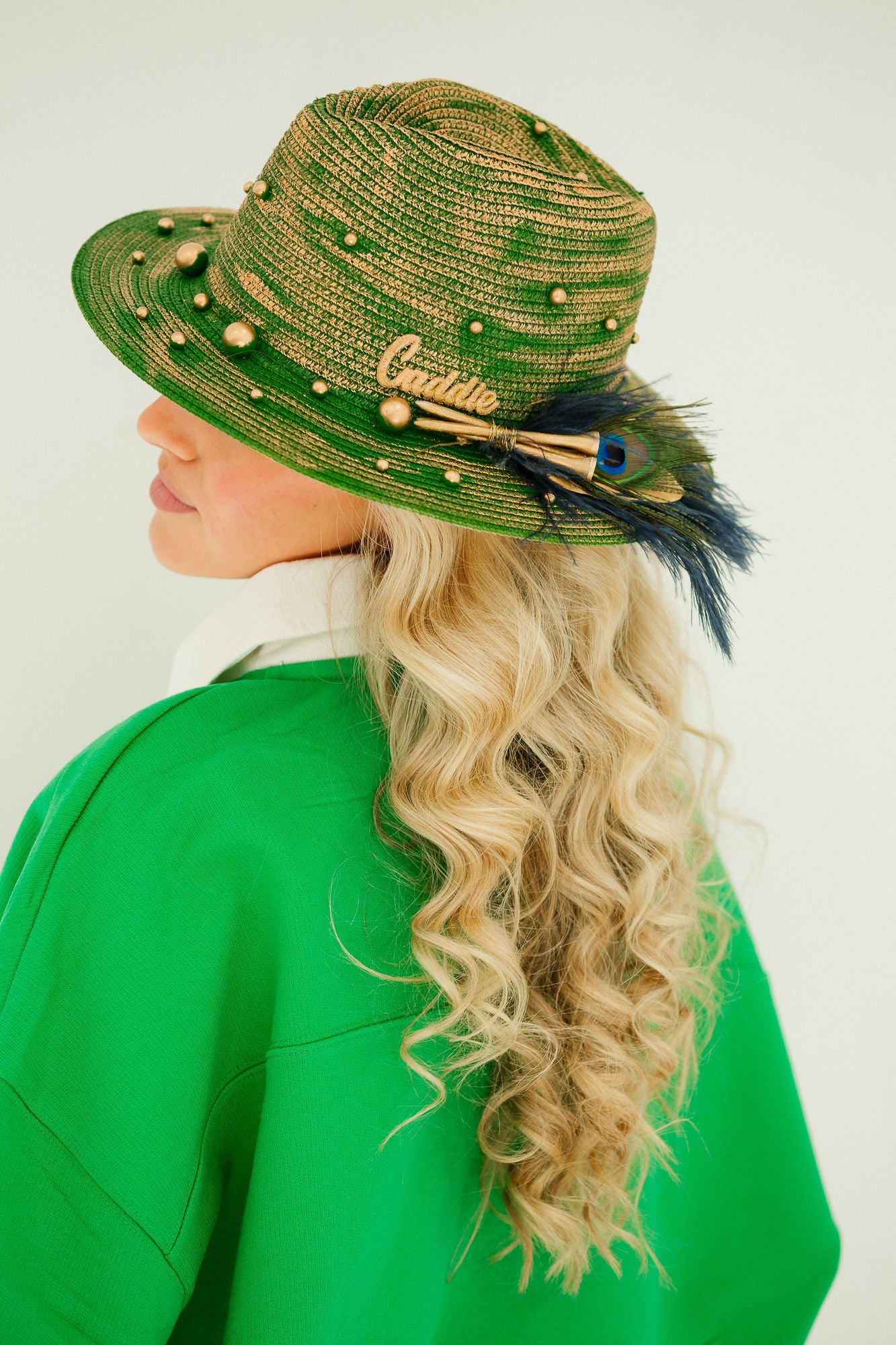 CADDIE GREEN SUN HAT Sun hat Judith March