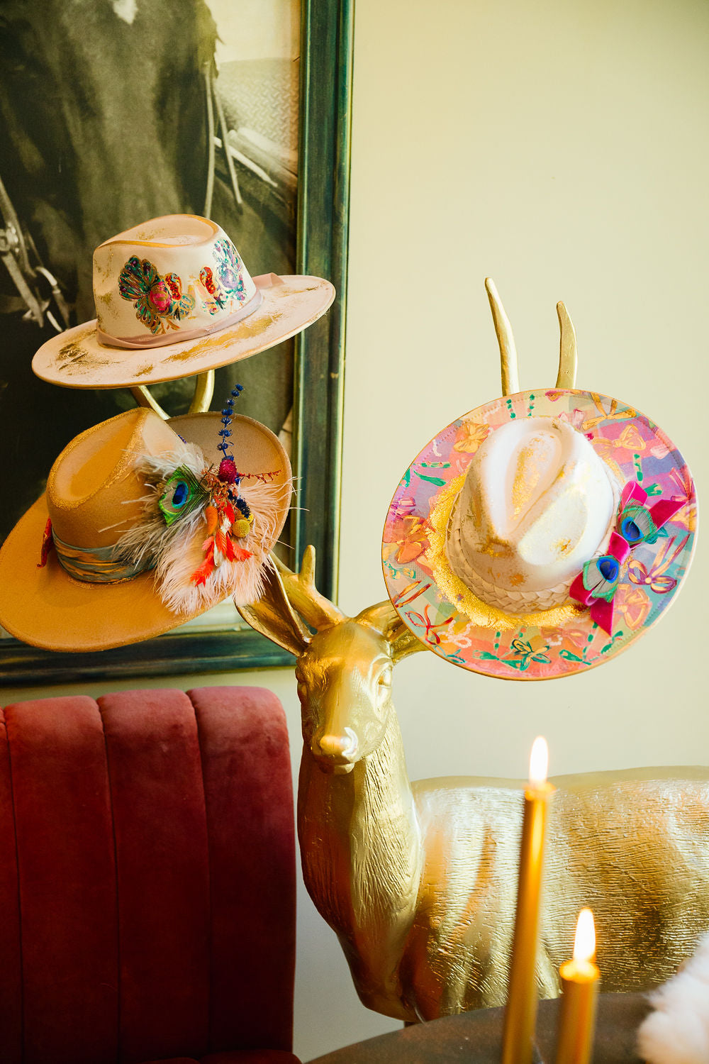 BOUNTIFUL BOWS RANCHER HAT RANCHER HAT Judith March