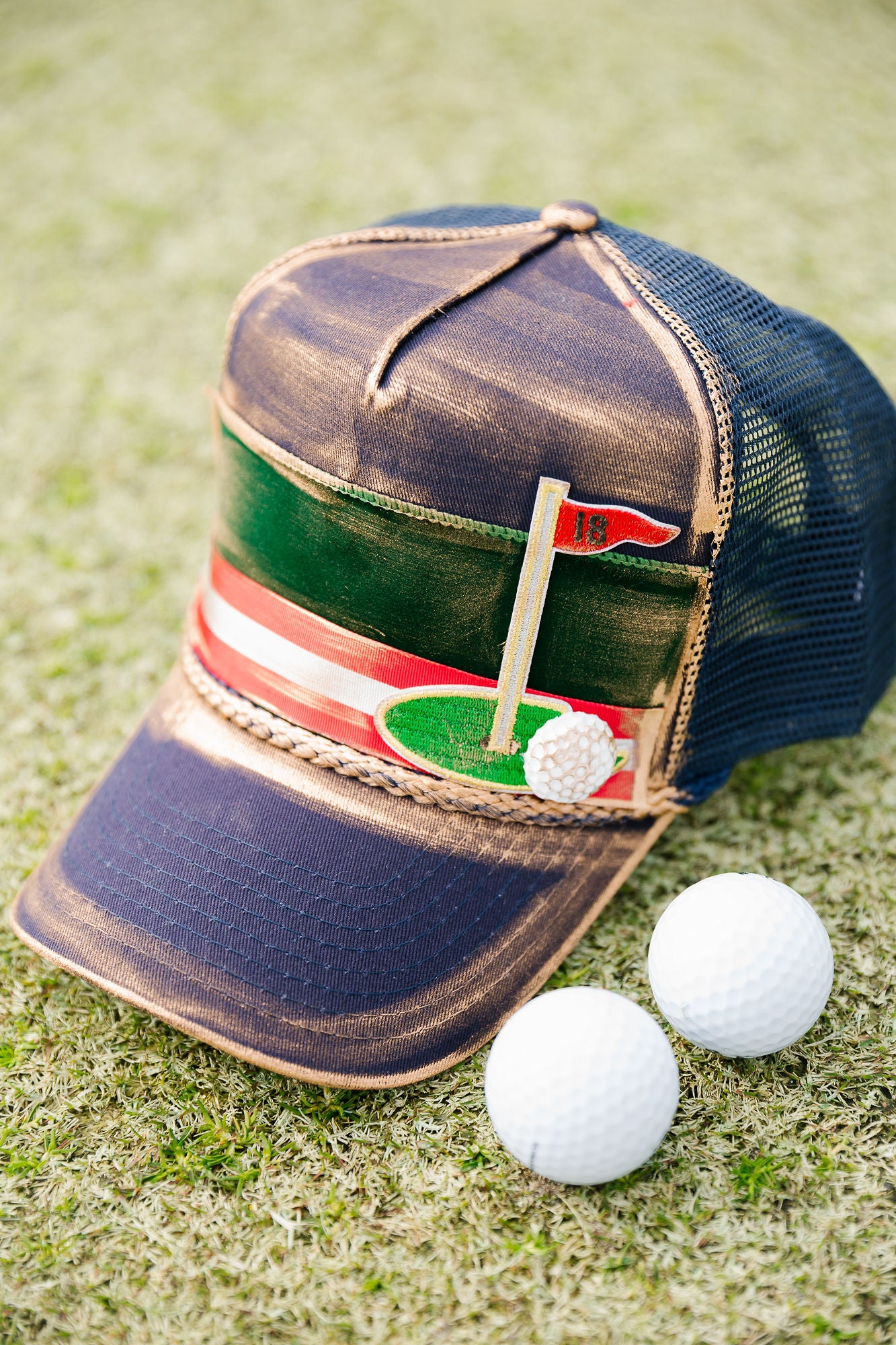 18TH HOLE NAVY HAT HAT Judith March