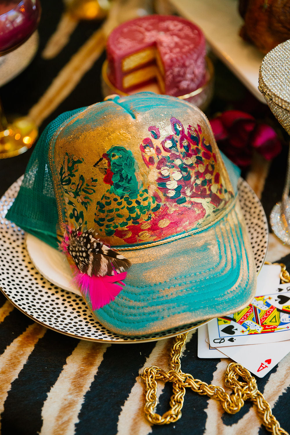 TIPSY TURKEY TRUCKER HAT TRUCKER HAT Judith March