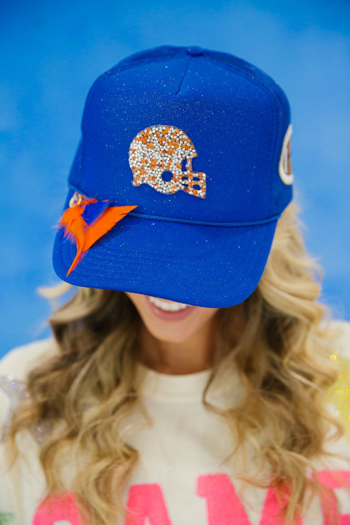 FIGHT ON ROYAL TRUCKER HAT gameday23 Judith March   