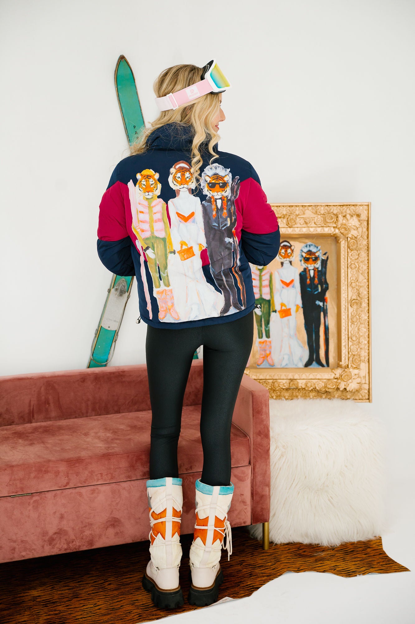 STRIPES & SLOPES PUFFER JACKET JACKET Judith March