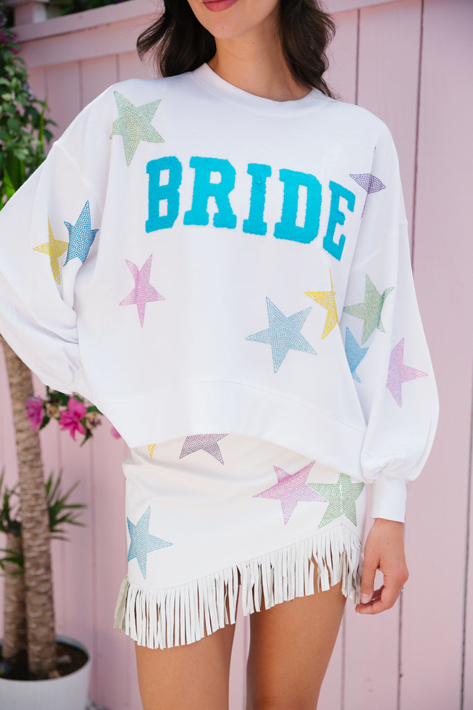 WHITE STAR BRIDE PULLOVER  Judith March   