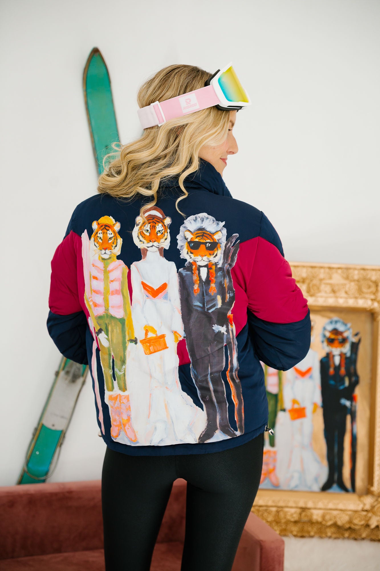 STRIPES & SLOPES PUFFER JACKET JACKET Judith March