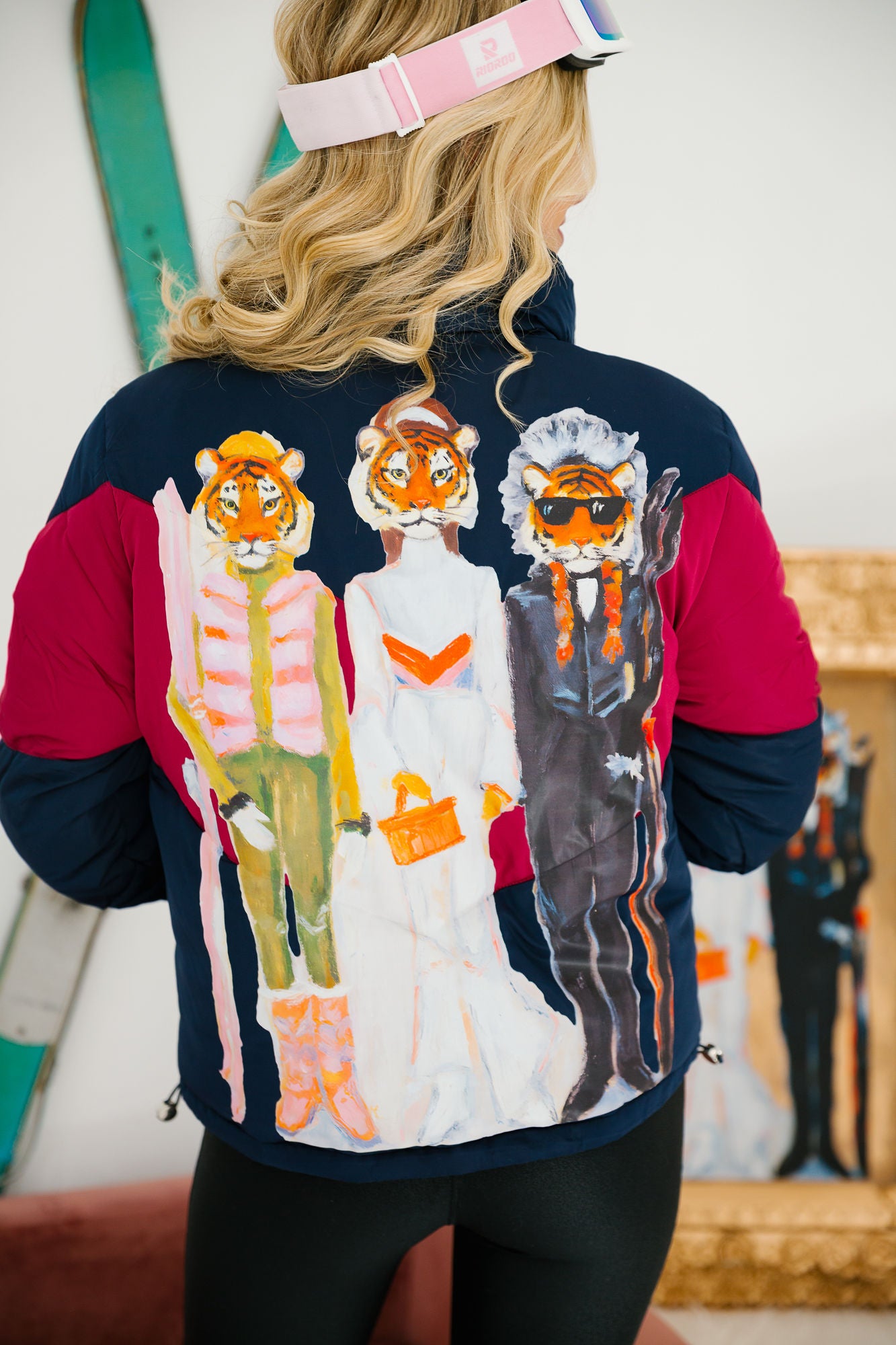 STRIPES & SLOPES PUFFER JACKET JACKET Judith March