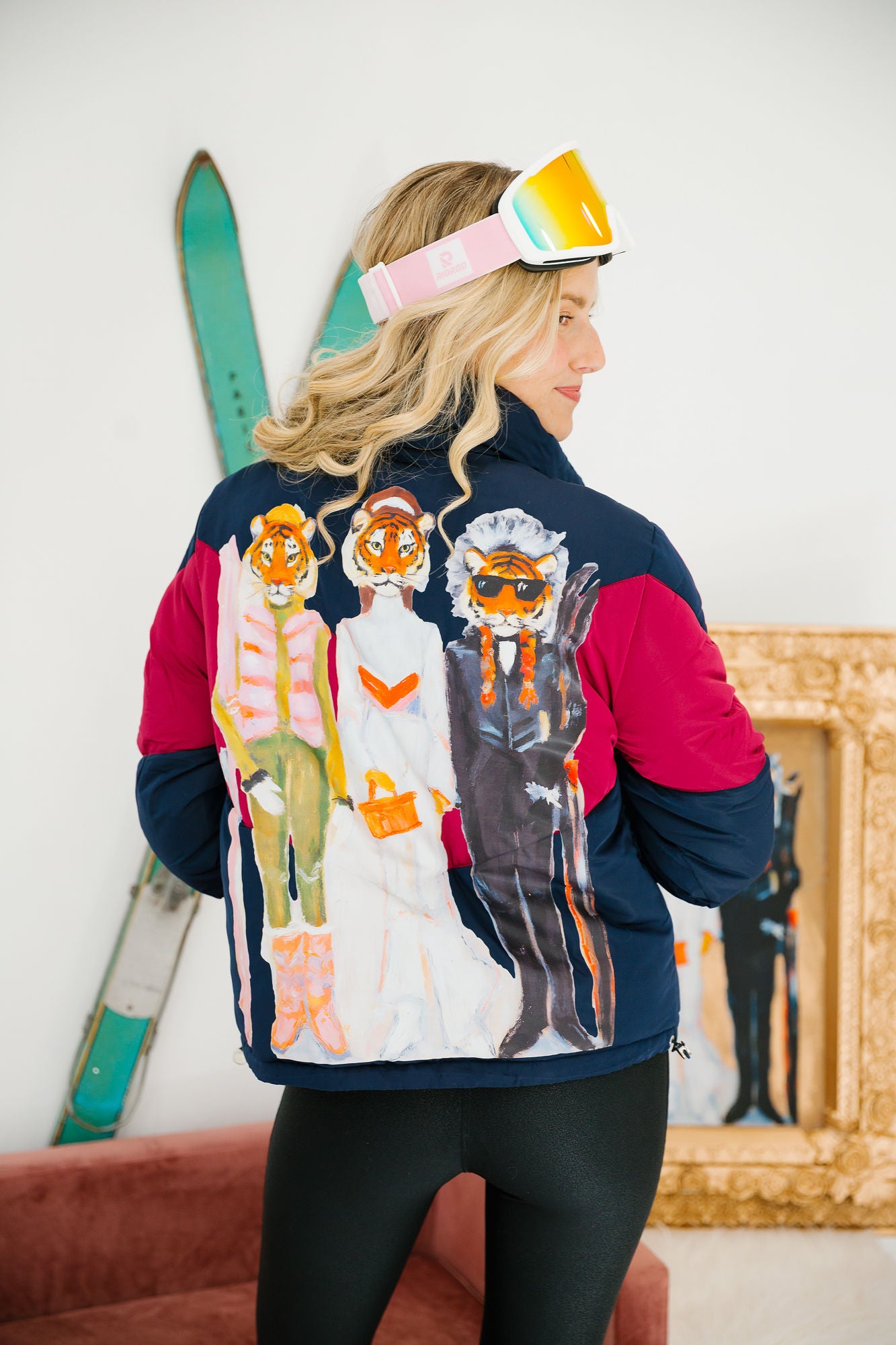 STRIPES & SLOPES PUFFER JACKET JACKET Judith March