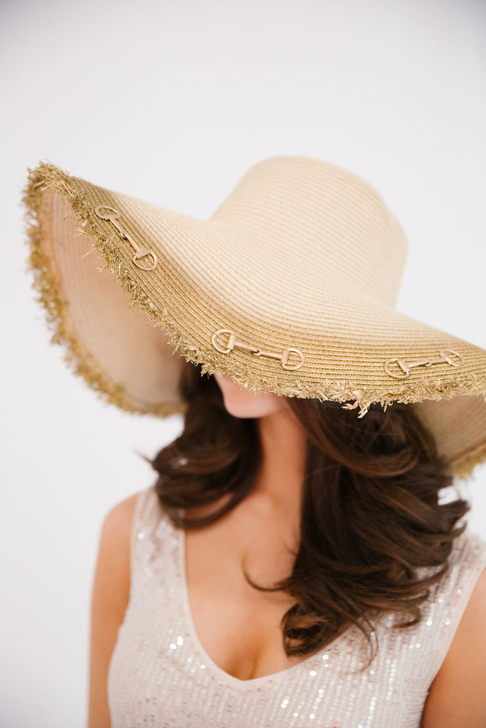 GOLDEN HORSE BIT FLOPPY HAT Sun hat Judith March