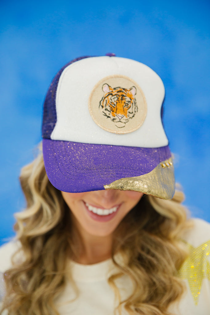 HEAR ME ROAR TRUCKER HAT gameday23 Judith March   