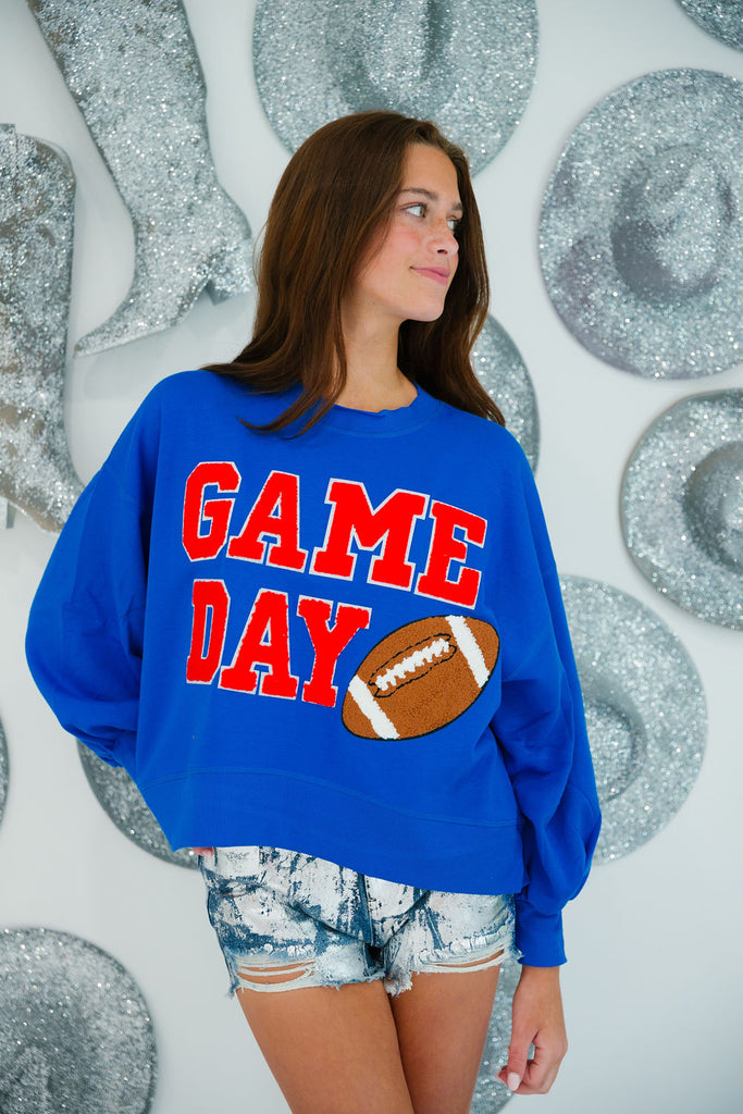 GAME DAY RED VARSITY PULLOVER