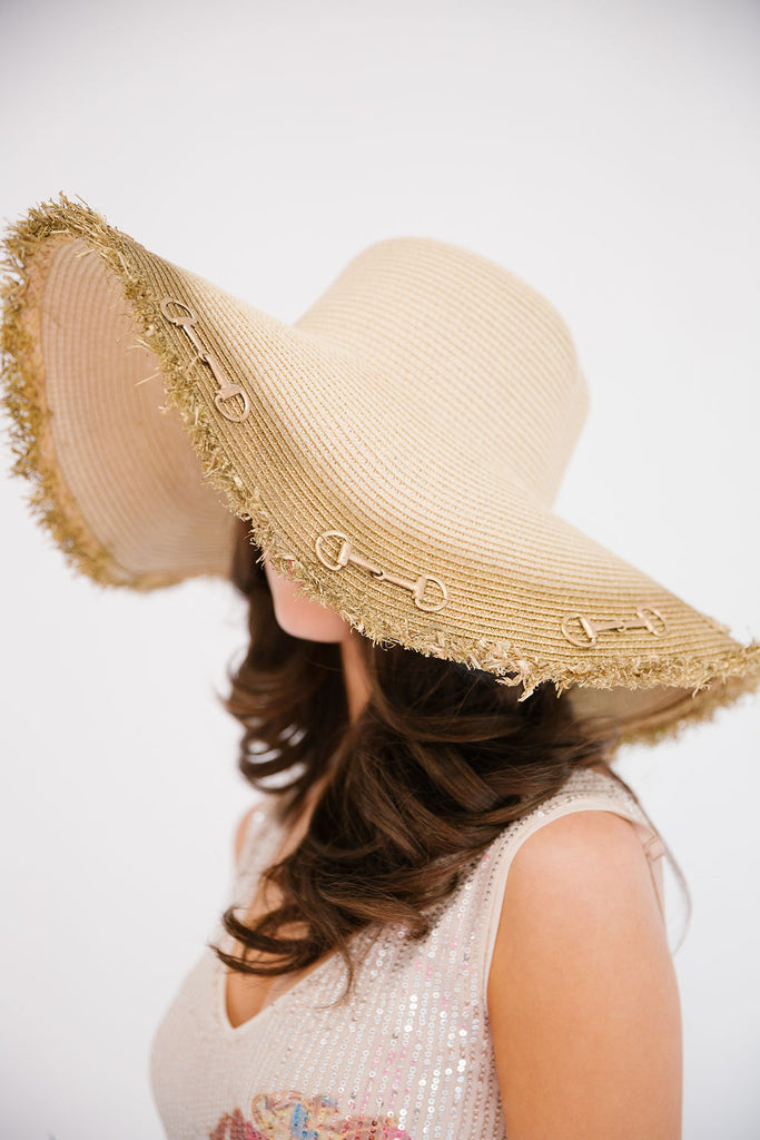 GOLDEN HORSE BIT FLOPPY HAT Sun hat Judith March