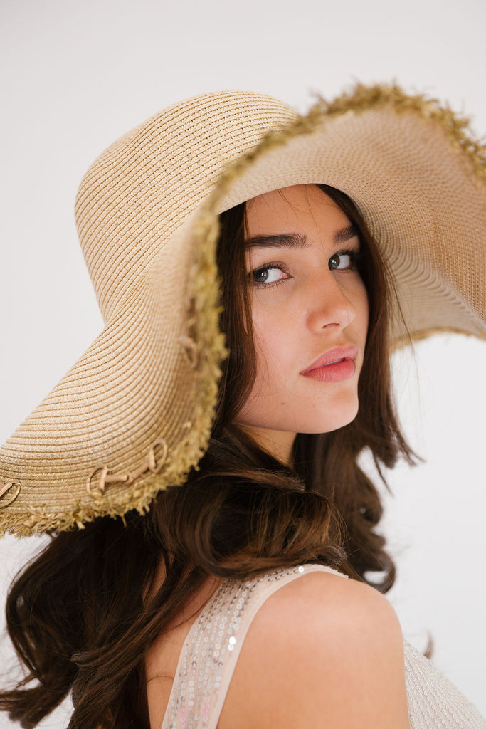 GOLDEN HORSE BIT FLOPPY HAT Sun hat Judith March
