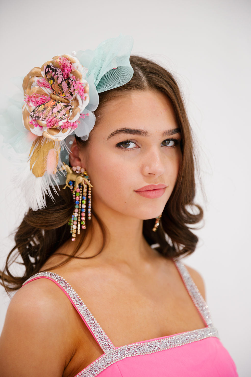 BUTTERFLY WONDERLAND FASCINATOR FASCINATOR Judith March