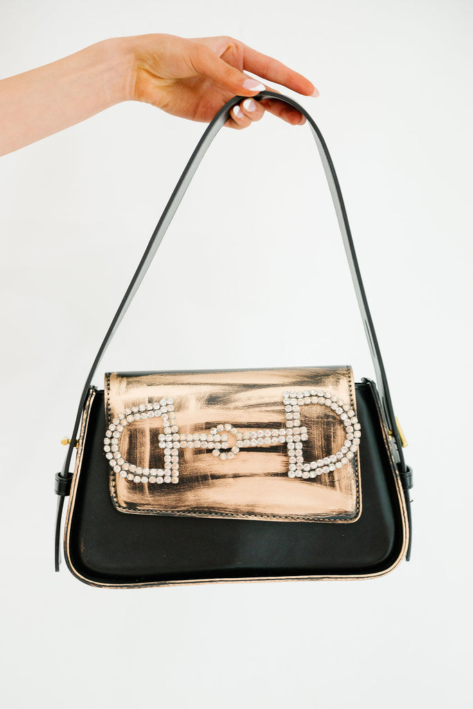 DIAMOND HORSE BIT BLACK PURSE PURSE Judith March