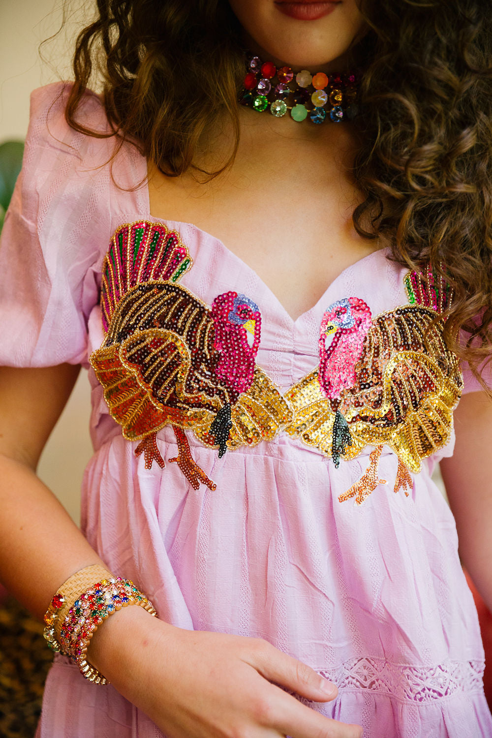 GOBBLE GLAM LAVENDER DRESS DRESS Judith March
