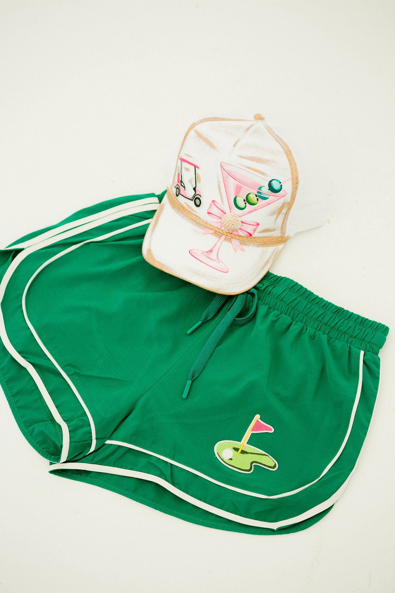 GOLF GREEN TRACK SHORTS SHORTS Judith March