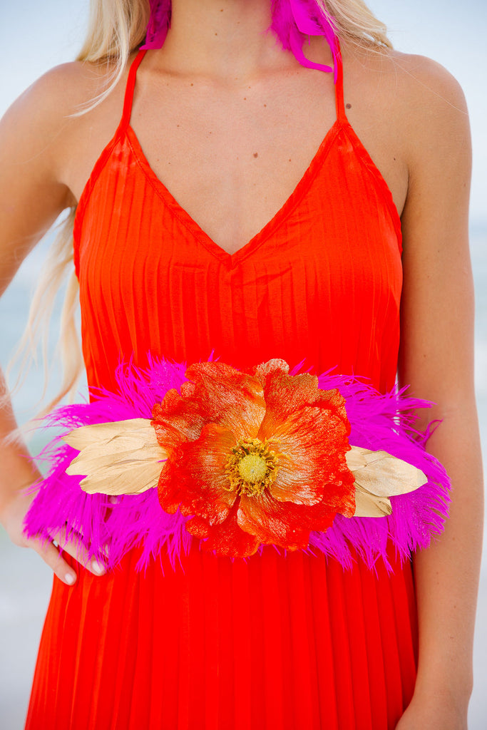 ISLAND FLOWER BELT BELT Judith March   