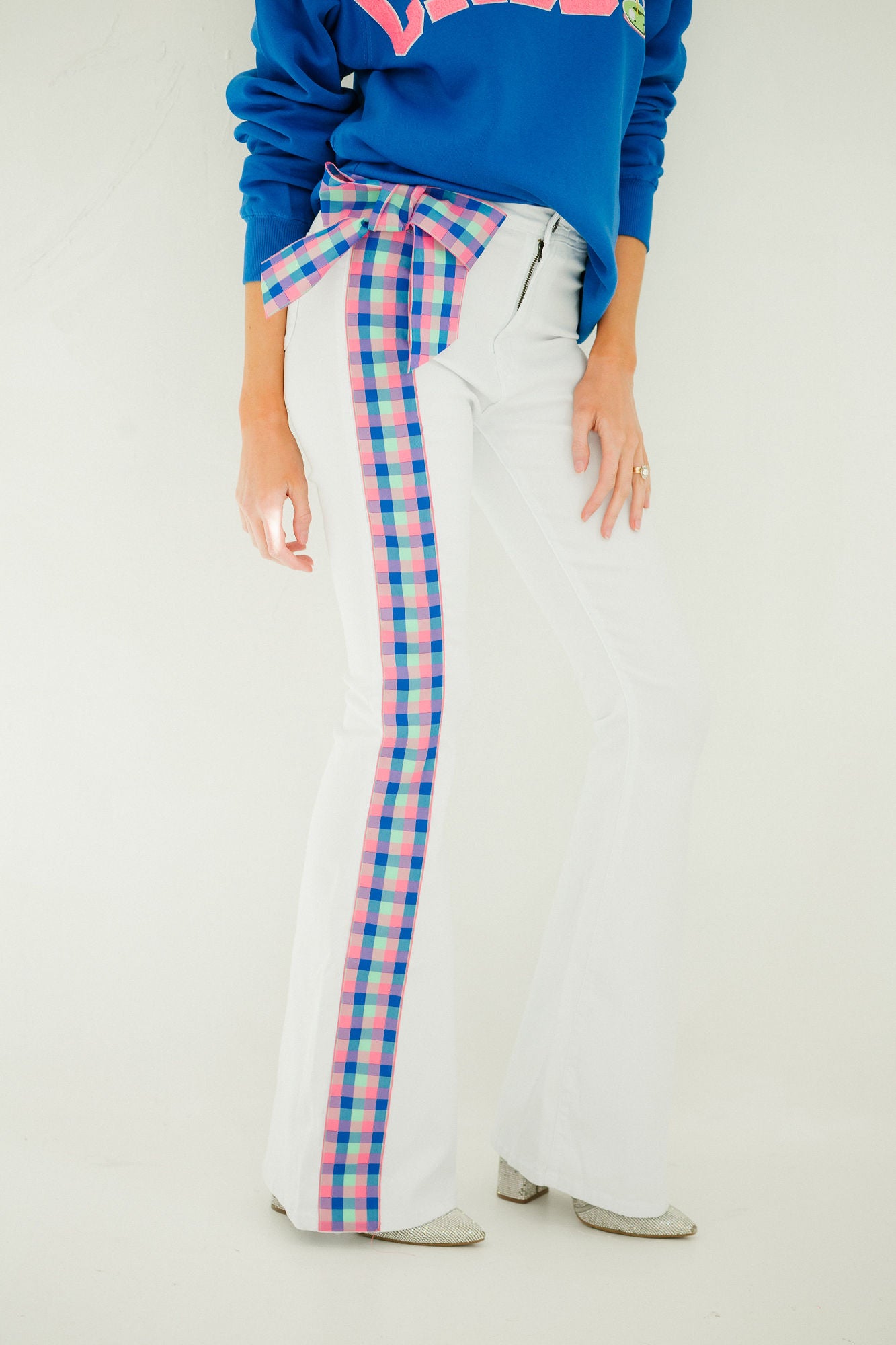 SPRING SEASON WHITE FLARE PANTS FLARES Judith March