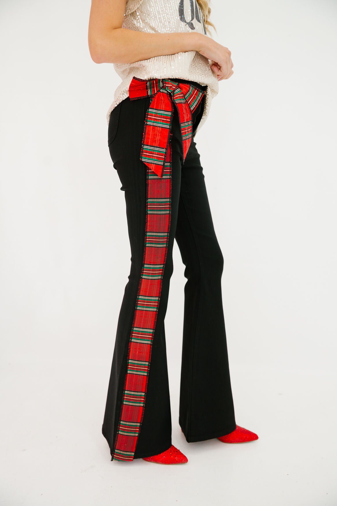 ALL WRAPPED UP FLARE PANTS FLARES Judith March