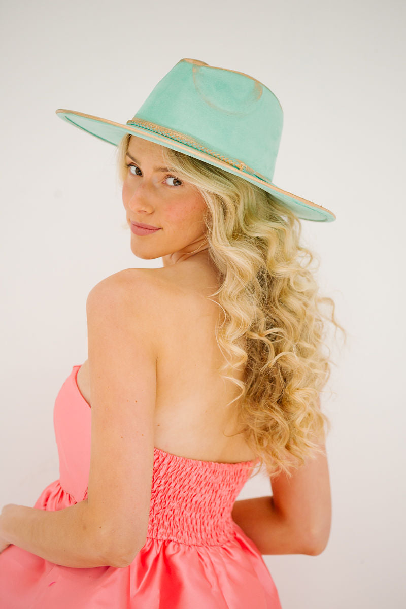 LET'S RACE MINT RANCHER HAT HAT Judith March