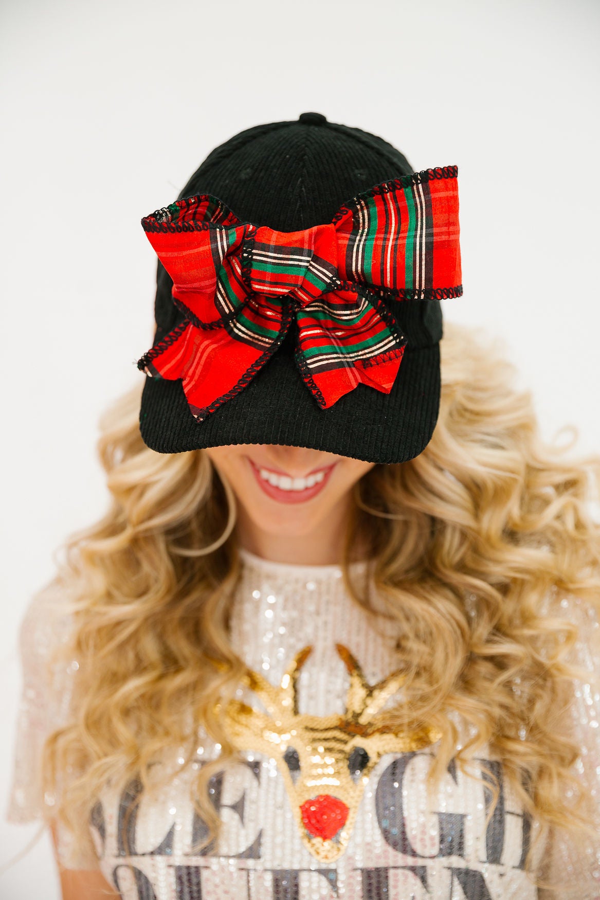 ALL WRAPPED UP CORDUROY HAT TRUCKER HAT Judith March