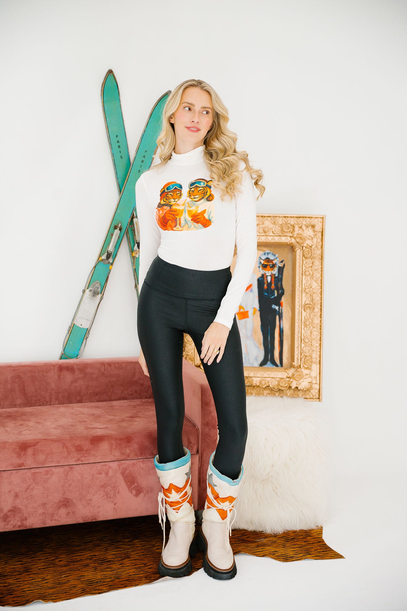 APRÈS TIGER WHITE BODYSUIT BODYSUIT Judith March