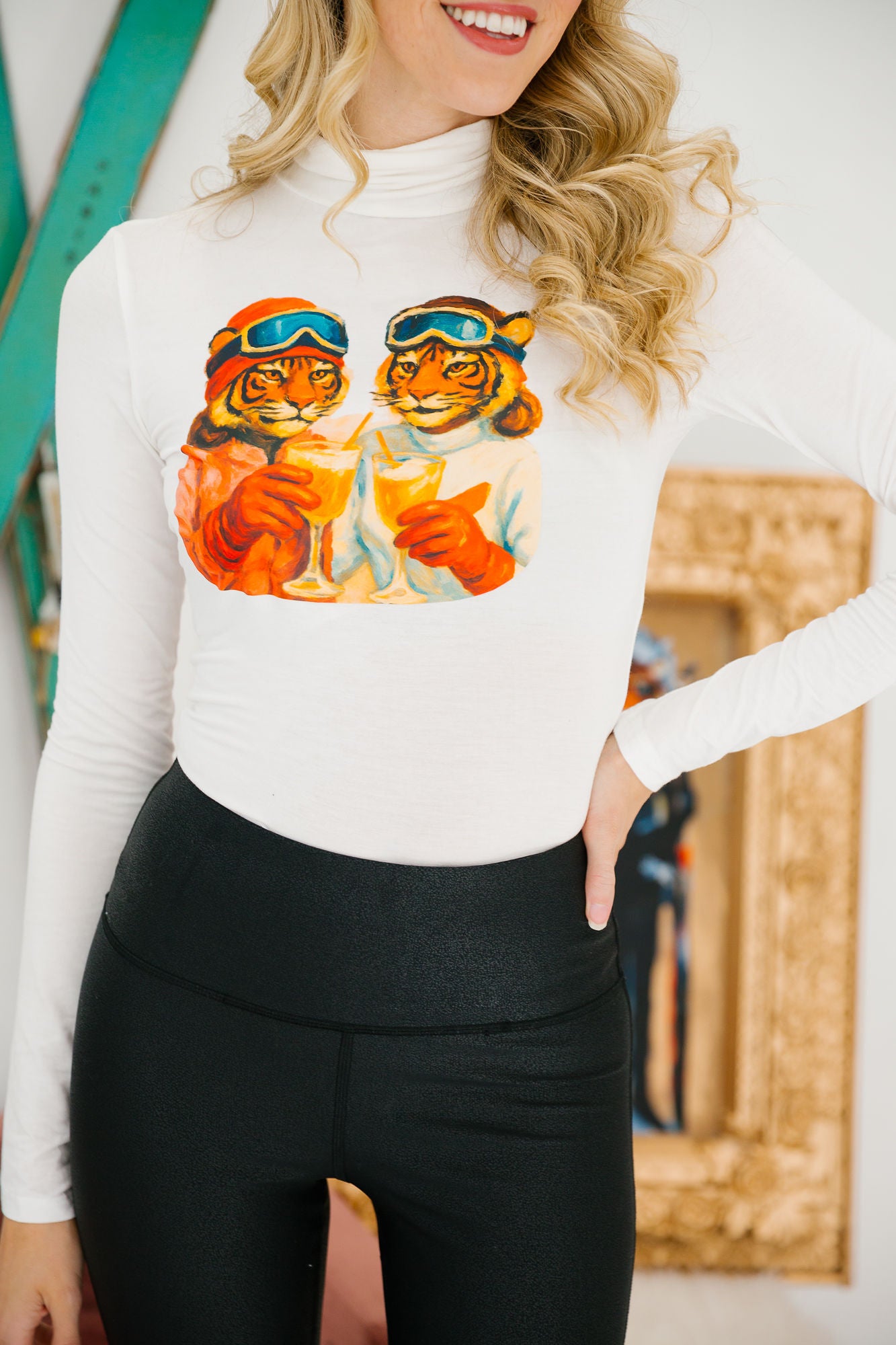 APRÈS TIGER WHITE BODYSUIT BODYSUIT Judith March